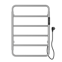 Полотенцесушитель электрический WONZON & WOGHAND WISMAR, брашированный никель (WW-AL201-BR)