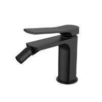 Смеситель Nemo Prima NM-1316-MB для биде, 1 отв., с донным клапаном, цвет черный матовый