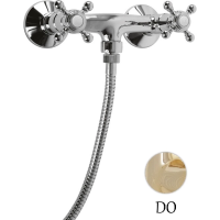 Смеситель для душа Cezares Golf GOLF-DS-03/24 Золото 24 карат