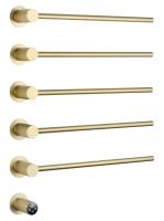 Полотенцесушитель электрический встраиваемый WONZON & WOGHAND MÜNCHEN, брашированное золото (WW-A355-BG)