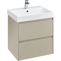 Тумба под раковину Roca Ona A857613510 58,5 см, подвесная, бежево-серый матовый