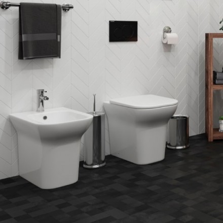 биде ceramicanova enjoy cn1103e напольное, белое