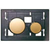 Кнопка для инсталяции TECE TECEloop modular 9240668 для унитаза, без лицевой панели, клавиши позолоченные