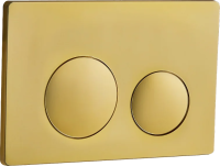 Кнопка смыва RGW SWH-07Gb 68420007-06 золото брашированное