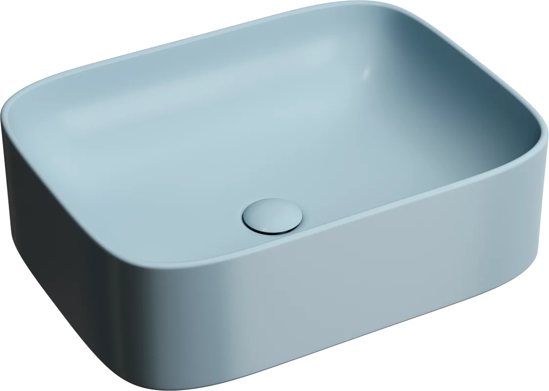 Раковина Ceramicanova Element CN6052ML накладная, 50.5x38 см, голубая матовая