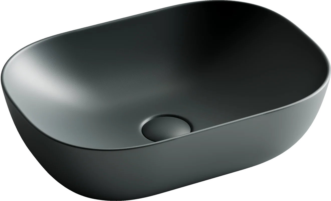 Раковина Ceramicanova Element CN6009MDH накладная, 45.5x32.5 см, темный антрацит матовый
