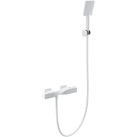 Термостат для душа Wonzon & Woghand WW-B2025-A-MW с душевым гарнитуром, белый матовый