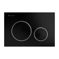 Кнопка смыва для инсталляции Knotlor BIS104BLC, черный