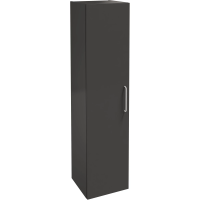 Пенал Jacob Delafon Odeon Rive Gauche EB2570G-R6-N14 подвесной L, серый антрацит