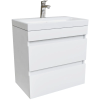 Тумба с раковиной Iddis Zodiac 60 ZOD6CB0i95K подвесная Белая