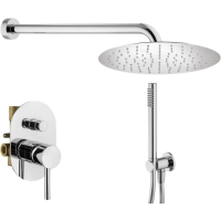 Душевой комплект Plumberia Selection IXO KITXO15CR 250 мм, со смесителем, хром