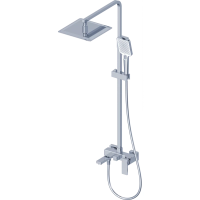 Душевая система Wonzon & Woghand Cube 2.0 WW-88047068-CR 300 мм, со смесителем, хром