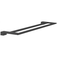 Полотенцедержатель Wonzon & Woghand Eclipse WW-9111-GM 60 см, двойной, темный графит матовый