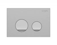 Кнопка смыва для инсталляции Esbano ESINSLIM37GM для унитаза, АБС-пластик, цвет матовая оружейная сталь