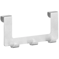 Планка с крючками Bemeta Neo 101106225 для ванны, нержавеющая сталь