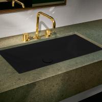 Раковина встраиваемая снизу 74 см BETTE Loft A231-035, цвет: Ebony
