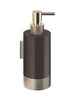 Дозатор для жидкого мыла Decor Walther Club WSP1 0855941, подвесной, цвет: темная бронза / золото матовое