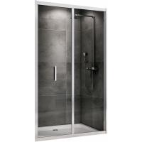 Душевая дверь Abber Sonnenstrand 90 AG07090 профиль хром, стекло прозрачное