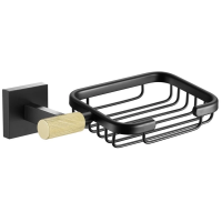 Мыльница Rose RG30H RG3004H золото, черный