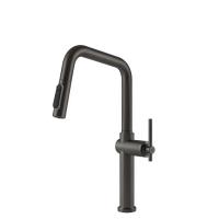Смеситель для кухни Gessi HABITO 
 60852#707 цвет-black metal brushed PVD