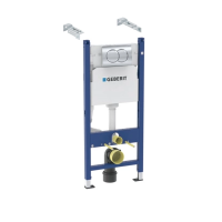 Система инсталляции для унитазов Geberit Duofix Delta 458.149.21.2 с клавишей смыва хром