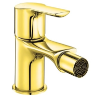 Смеситель E.C.A Luna 102810192EX для биде, с донным клапаном, золотой