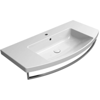 Раковина GSI Norm 8643111 подвесная, 100x52 см, цвет Bianco lucido