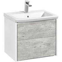 Тумба бетон/белый матовый 57,7 см Roca Ronda ZRU9303002