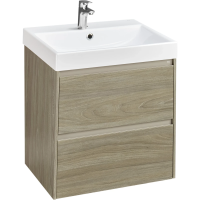 Тумба под раковину Roca Ona A857613511 58,5 см, подвесная, темный вяз