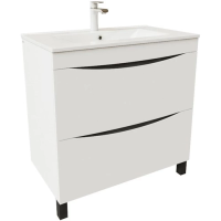 Тумба с раковиной Iddis Cloud белая, 80 см CLO80WFi95K