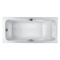 Чугунная ванна Jacob Delafon Repos E2915-00 170x80 см, с антискользящим покрытием