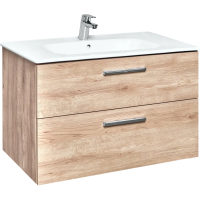 Тумба под раковину Roca Victoria A857470517 78,5 см, подвесная, орех