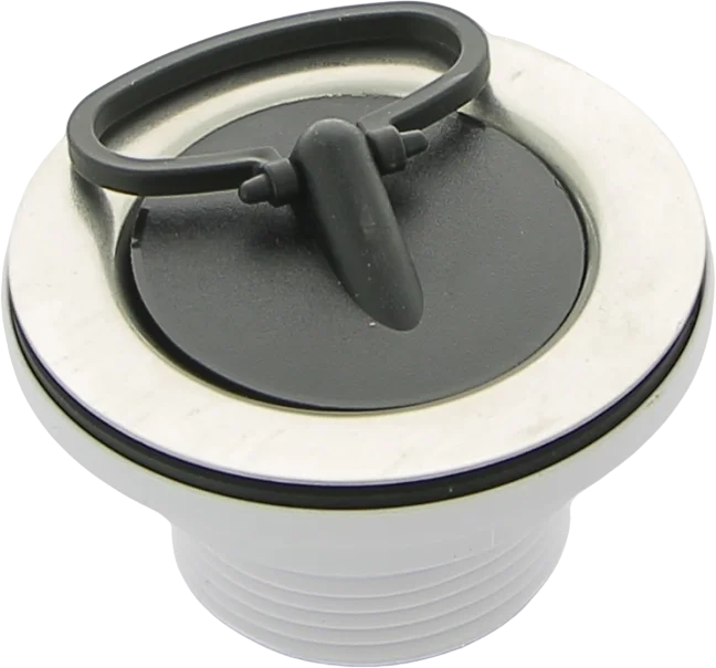 Донный клапан McAlpine MRWW2 для раковины, без перелива, с пробкой, хром