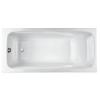 Чугунная ванна Jacob Delafon Repos E2918-S-00, 170x80 см, без отверстий для ручек и антискользящего покрытия
