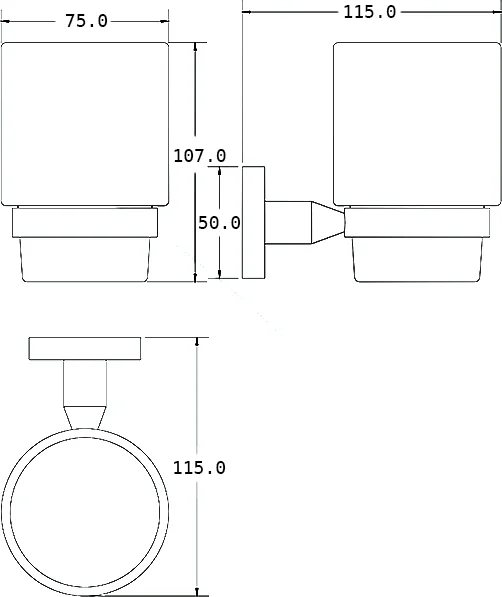 Стакан Elghansa Kentucky KNT-410