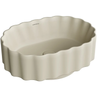 Раковина 50,5x36,6 см Kerama Marazzi Artbasin Conchiglia CC.wb.50\SAN, песочная матовая