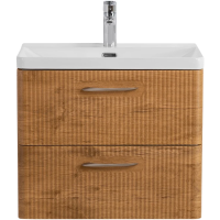 Тумба под раковину BelBagno Due DUE-600-2C-SO-RN-P 60,6 см, подвесная, Rovere Nature