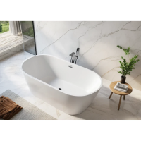 Акриловая ванна Ceruttispa Resia CT10519 170x75 см, отдельностоящая, белый