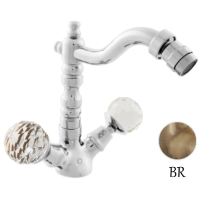 Смеситель Rav Slezak Brilliance BRILLIANCE121.5/9SM для биде, с донным клапаном, бронза