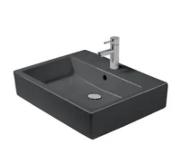 Раковина Duravit Vero 0454600800 накладная, 60х47 см, цвет черный