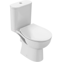 Унитаз-компакт Jacob Delafon Louis E28062RU-00 безободковый, с сиденьем микролифт, белый