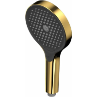 Душевая лейка Whitecross TOP-GL 132 мм, 3 режима, золотой
