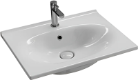 Раковина Hatria Le Fiabe Y1BR01 подвесная/накладная, с 1 отв., 60x48.5xh18 см, белая