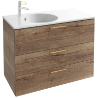 Тумба дуб табак 100 см Jacob Delafon Odeon Rive Gauche EB2534-R8-E52