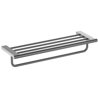 Полка для полотенец Timo Luiro 18558/18 65,2 см, вороненая сталь