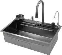 Мойка кухонная Esbano Cascade-2 с сифоном