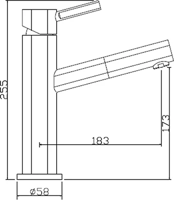 смеситель для кухни seaman eco venice ssn-1394p