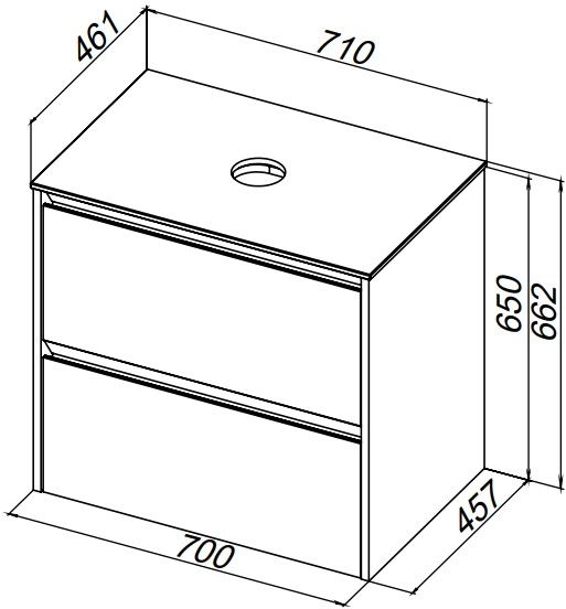 тумба под раковину allen brau activity 70 1.34011.wm белый матовый/олива браш