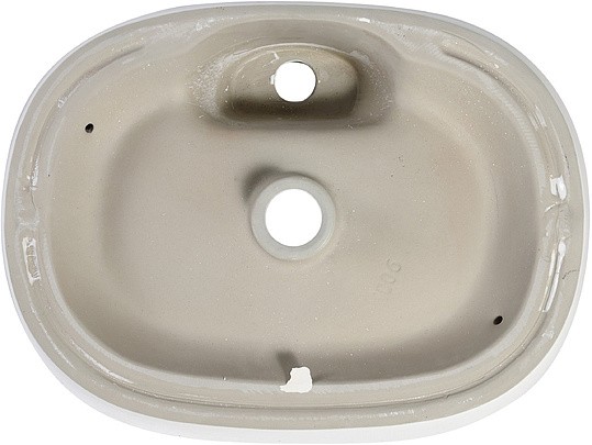 раковина накладная 50 см aquanet lake-2 00211287, белая