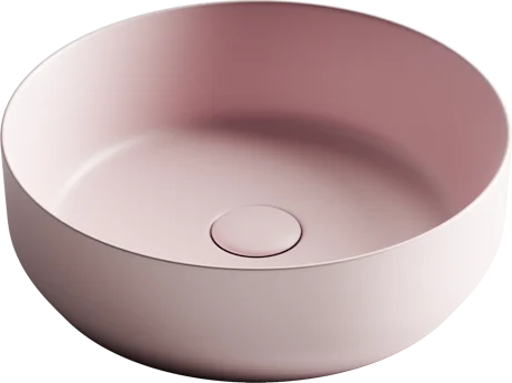 Раковина Ceramicanova Element CN6022MP накладная, Ø39 см, розовая матовая